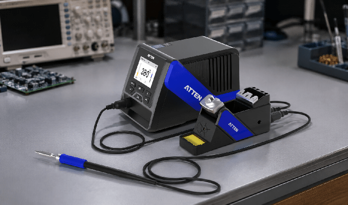 Learning Electronics at Home With an ATTEN Soldering Station