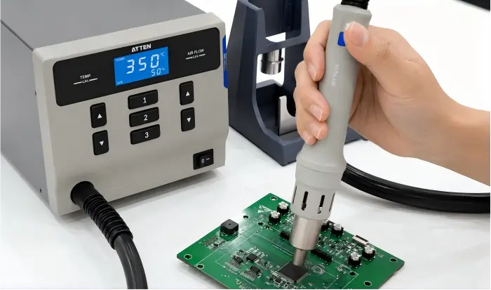 Soldering Station Manufacturer Context Behind Atten Hot Air Station Selection